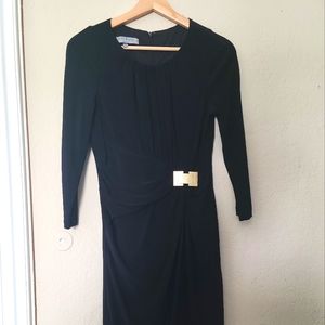 Black Ann Klein cocktail dress